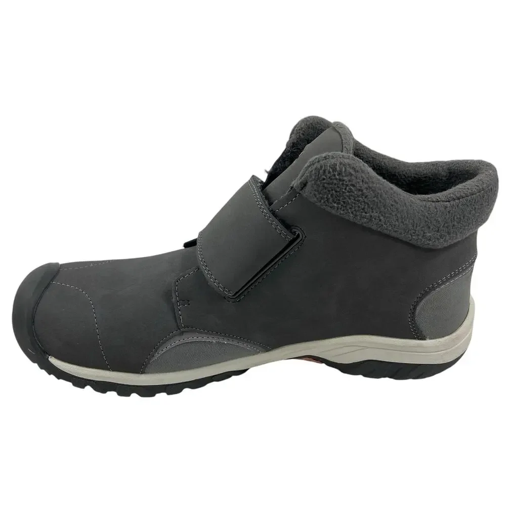 Keen Waterproof Leather Snow Boots Gray 100g Insulation Kids Size 5Y